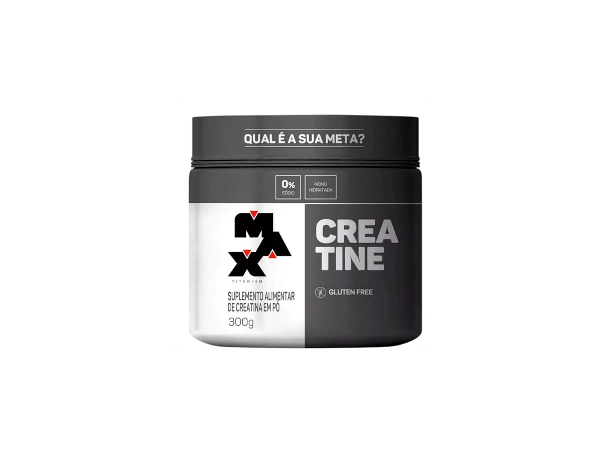 Creatina Max Titanium 100% Pura em Pó Refil