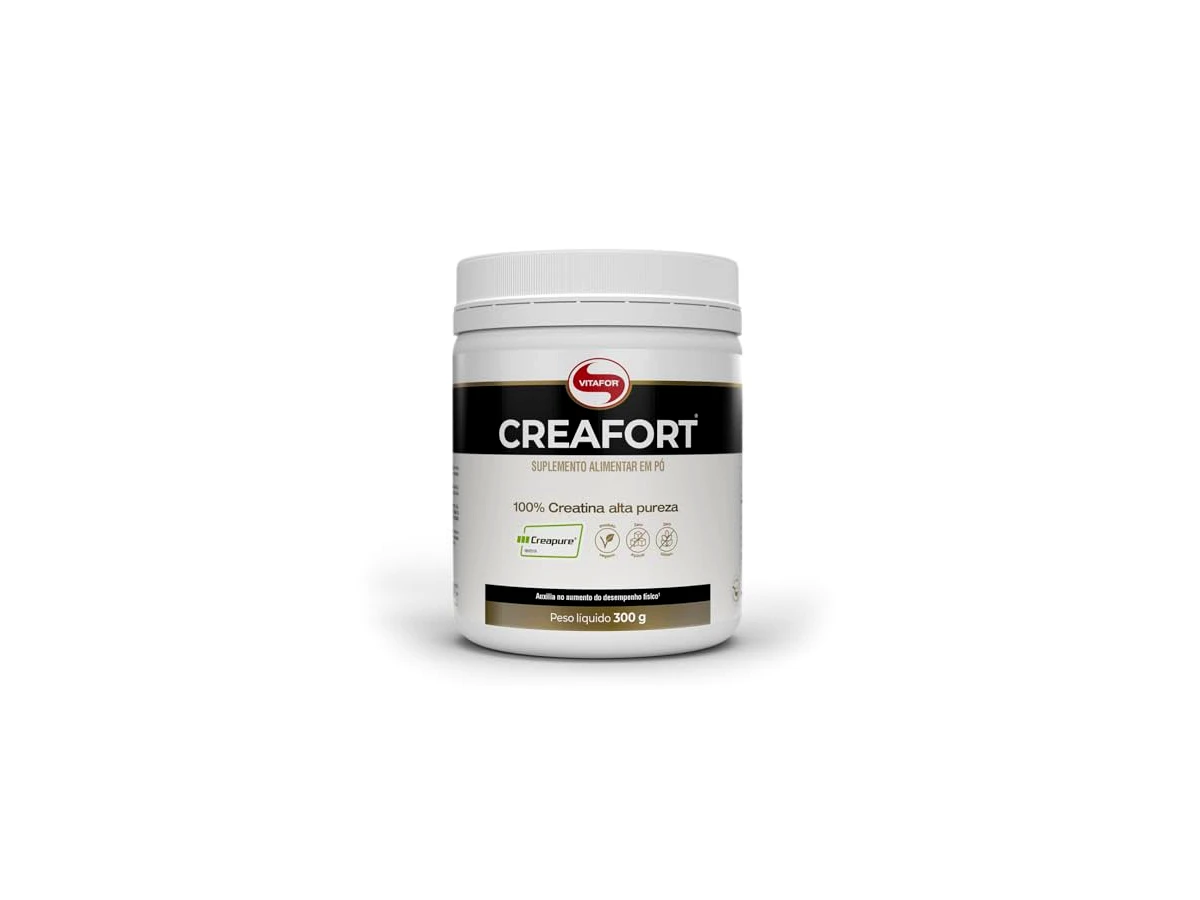 Creatina Creafort Creapure 100% Pura Pote (300g) - Vitafor