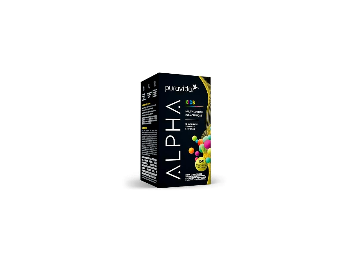 Puravida Vitaminas para Crianças Alpha Kids 150